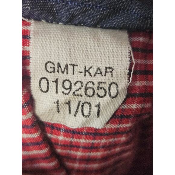 Tommy Hilfiger Jeans Men's Size XL Short Sleeve Button Front Shirt Red Check Y2K - Picture 7 of 7